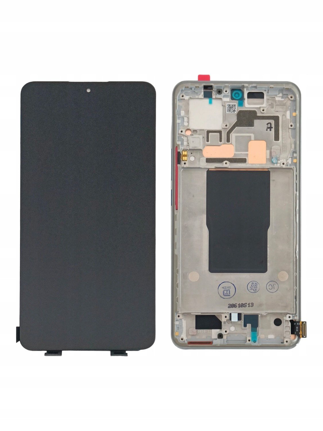 Displej s rámečkem Xiaomi 12T Pro stříbrný