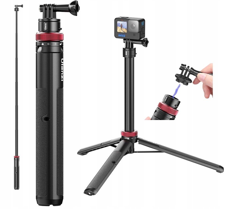 Monopod Stativ Grip pro akční kamery, 140 cm, GoPro, Dji, Xiaomi