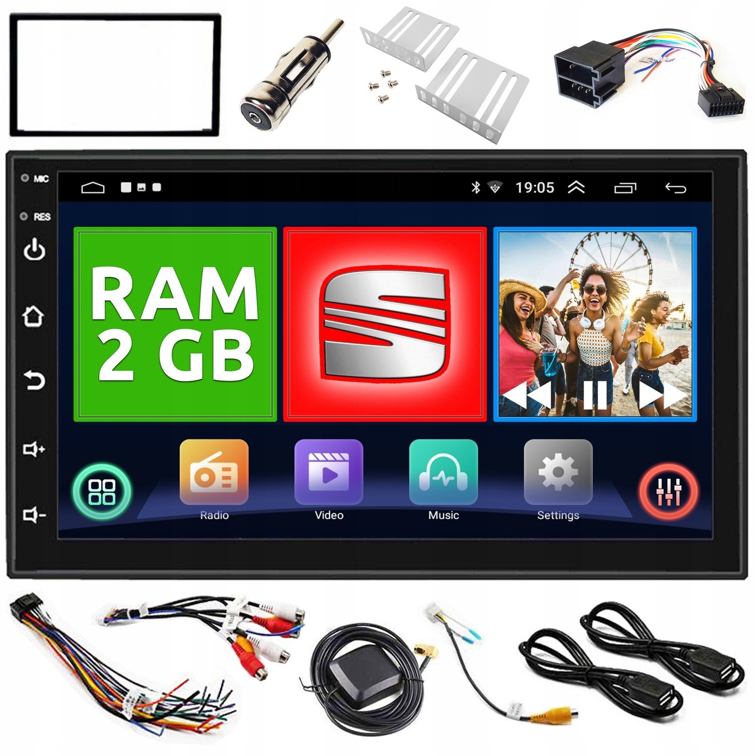 Radio Android pro Peugeot 307 Předlift 2003 2006