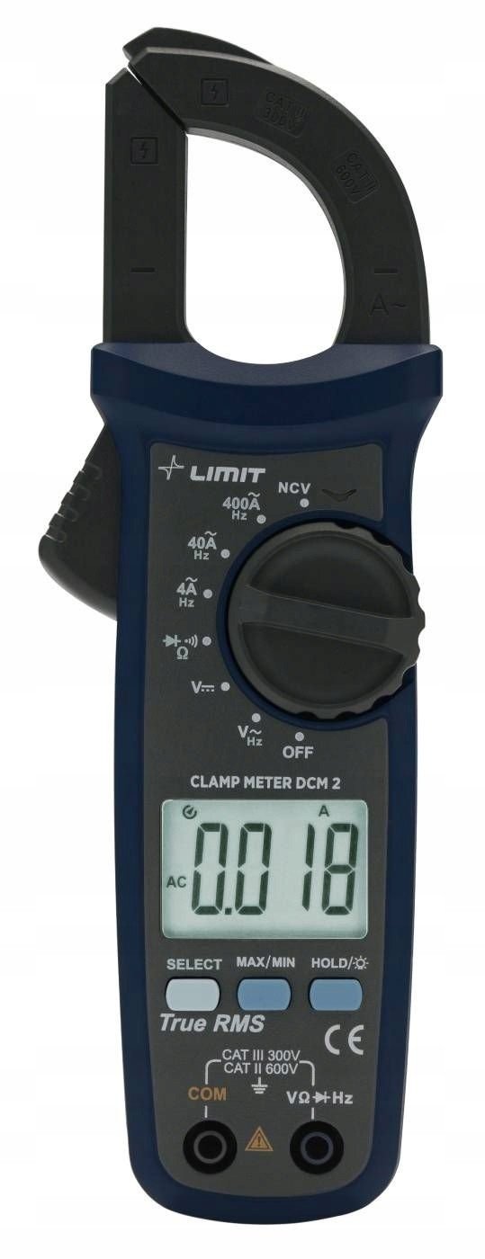 Digitální klešťový multimetr True Rms Limit DCM 4 automatický výběr rozsahu