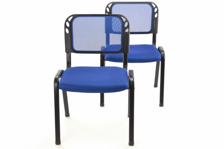 Garthen Sada stohovatelné kongresové židle 2 kusy - modrá