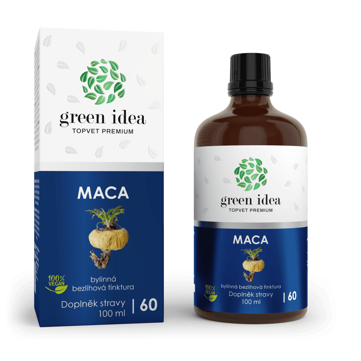 GREEN IDEA Maca - bezlihová tinktura 100 ml