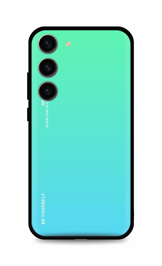 Kryt TopQ LUXURY Samsung S23 pevný duhový zelený 106671
