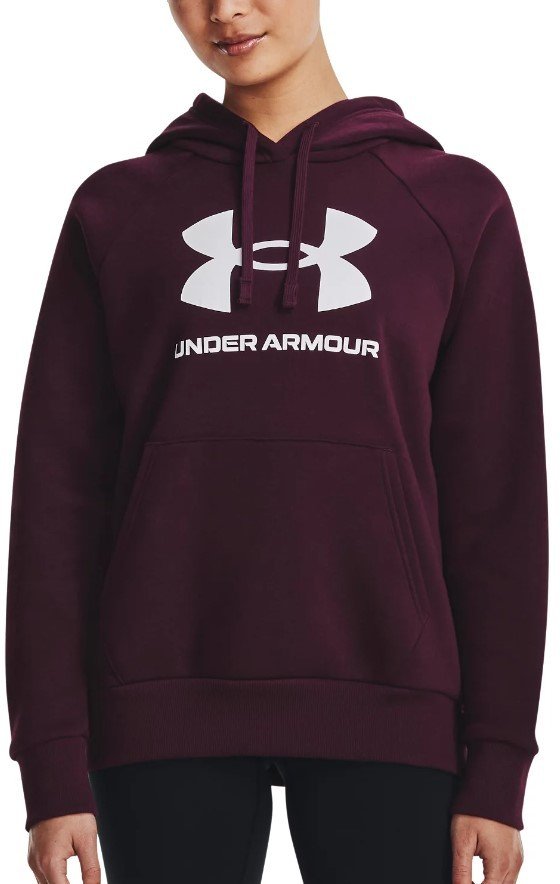 Mikina s kapucí Under Armour UA Rival Fleece Big Logo Hdy-MRN