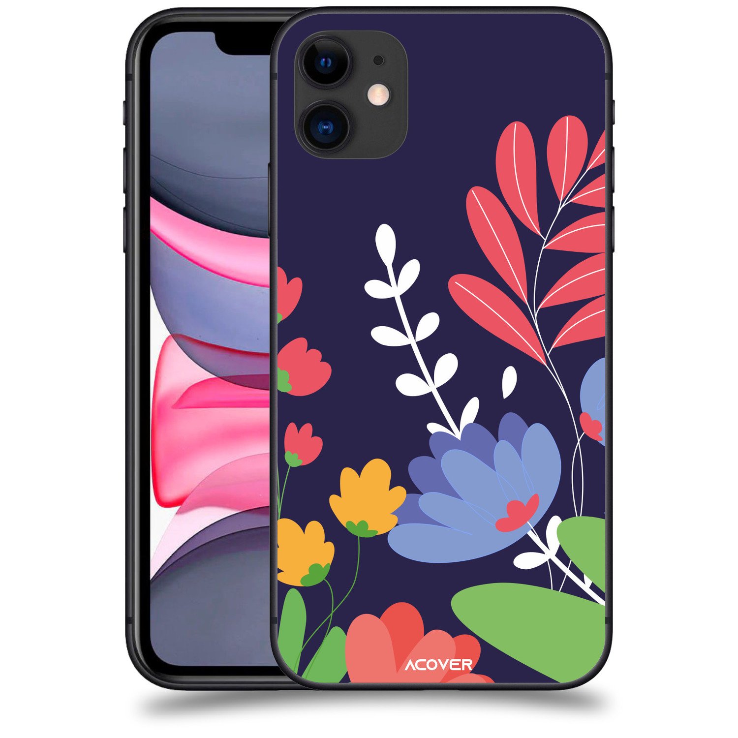 ACOVER Kryt na mobil Apple iPhone 11 s motivem Colorful Flowers