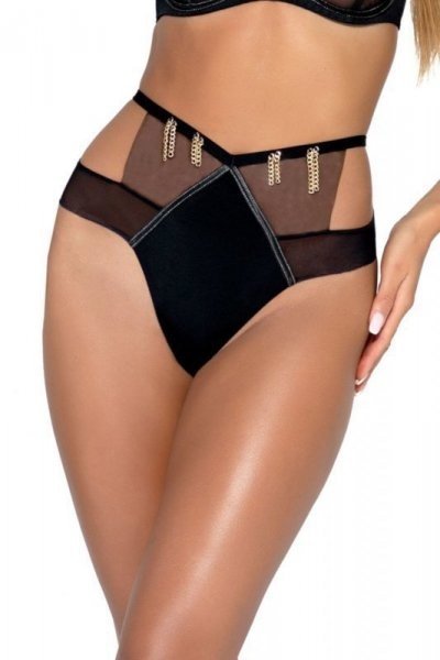 Novika Pure poison černé Kalhotky XL černá