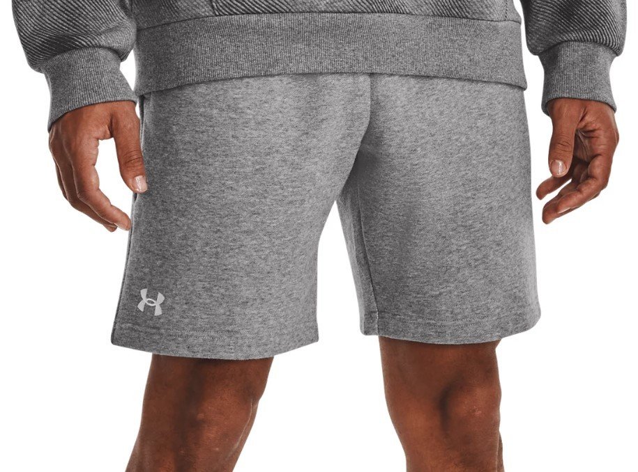 Šortky Under Armour UA Rival Fleece Shorts-GRY