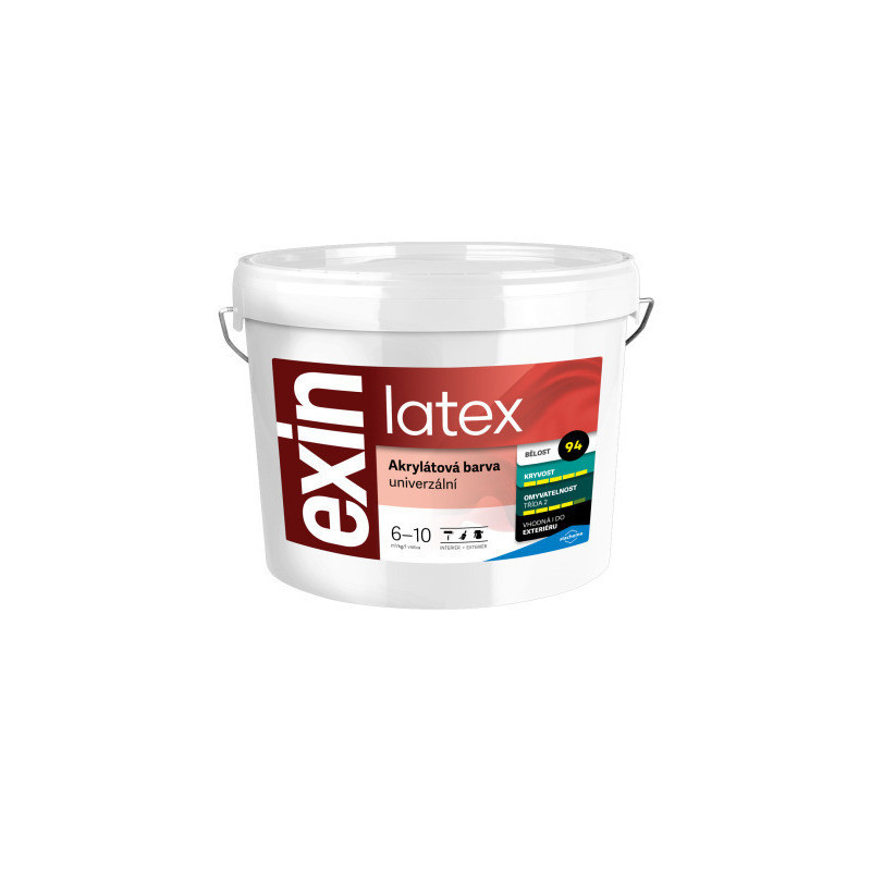 Barva akrylátová Stachema EXIN LATEX 94% bílá, 15 kg