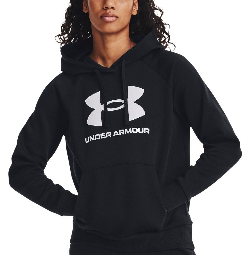 Mikina s kapucí Under Armour UA Rival Fleece Big Logo Hdy-BLK