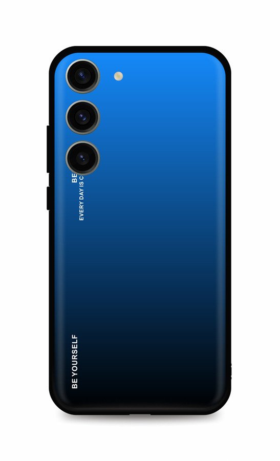 Kryt TopQ LUXURY Samsung S23 pevný duhový modrý 106665