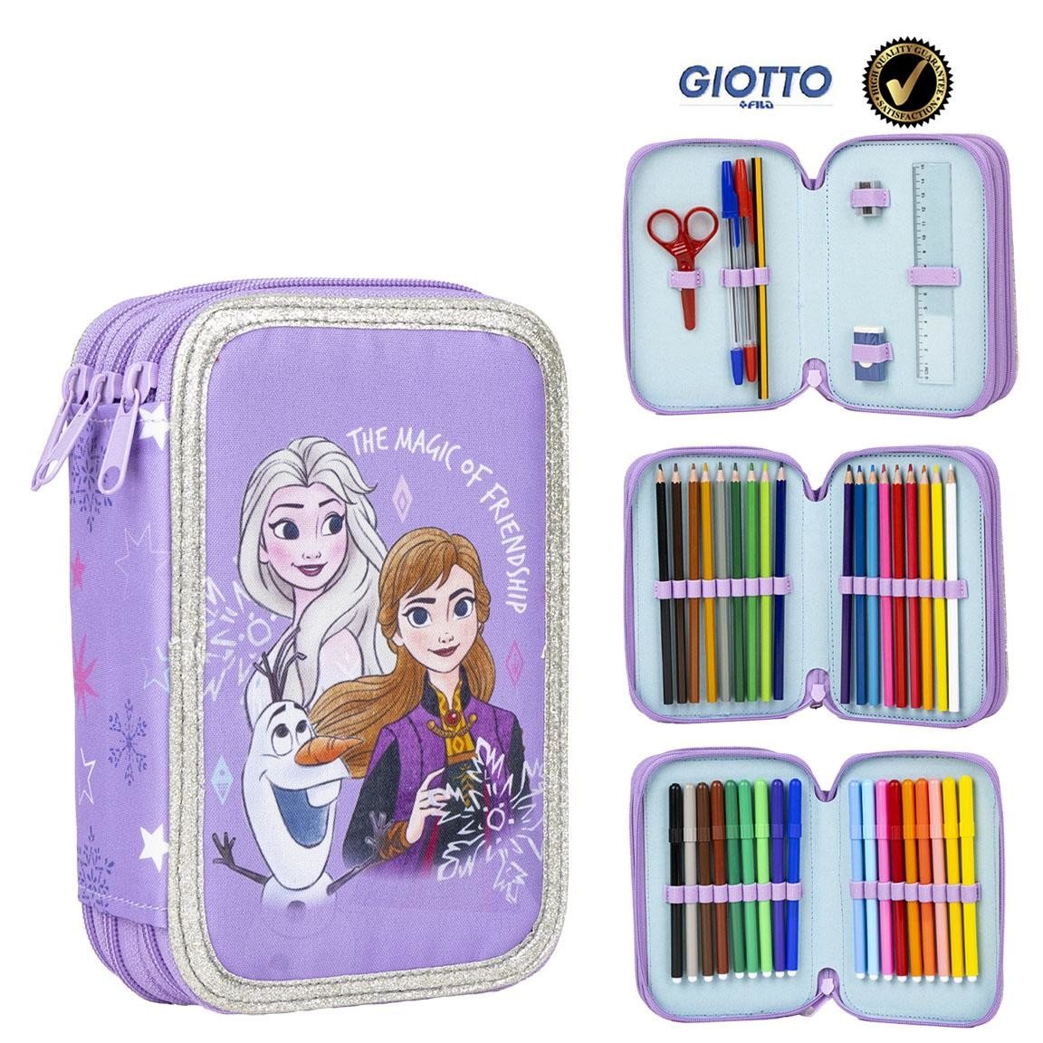 PENCIL CASE WITH ACCESSORIES FROZEN