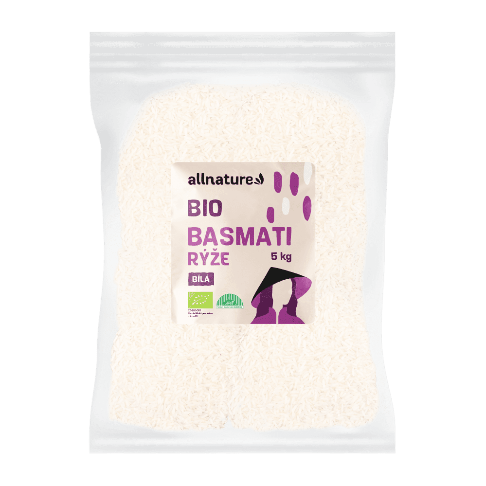 ALLNATURE Basmati rýže bílá BIO 5 kg