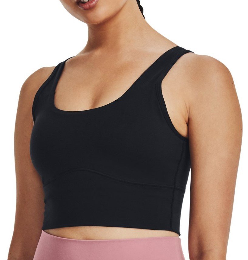 Tílko Under Armour Meridian Fitted Crop Tank-BLK