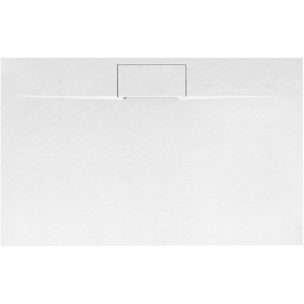 REA Sprchová vanička Bazalt Long White 80x100 REA-K3320
