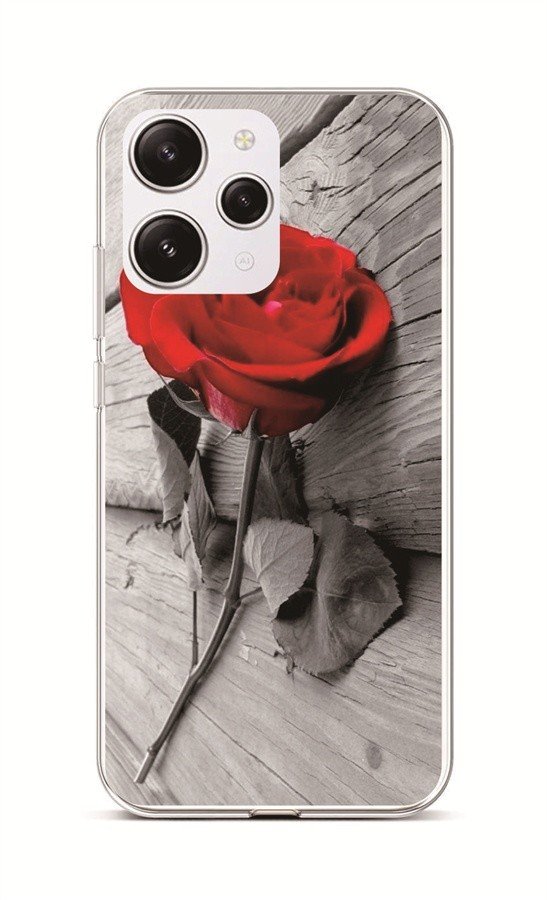 Kryt TopQ Xiaomi Redmi 12 Červená růže 106678