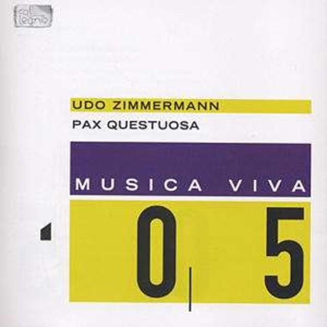 Pax Questuosa (Zimmermann, Bavarian So, Wiens, Gessendorf) (CD / Album)