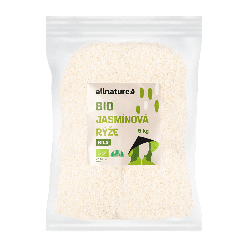 ALLNATURE Jasmínová rýže bílá BIO 5 kg