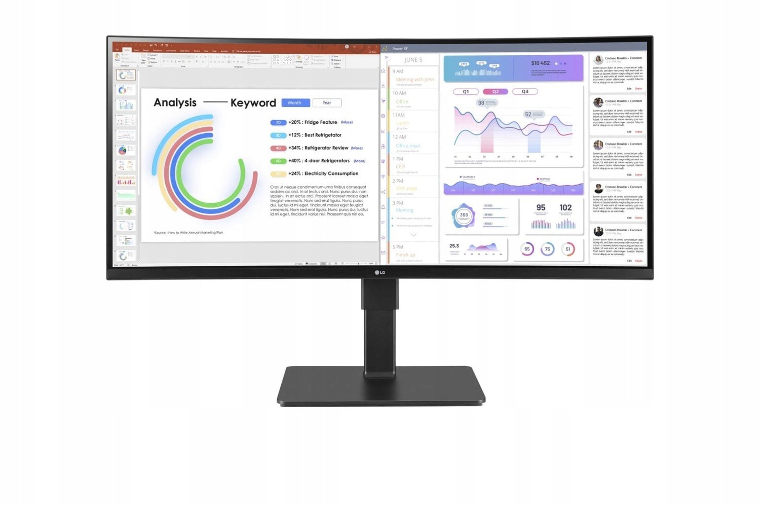 Lg 34BQ77QB-B počítačový monitor 86,4 cm (34