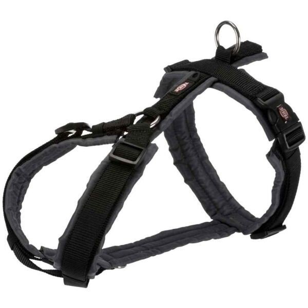 TRIXIE PREMIUM DOG HARNESS M Postroj, černá, velikost UNI