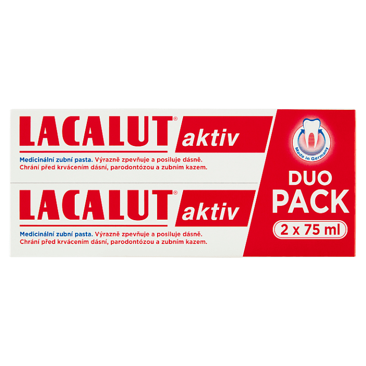 Lacalut Aktiv 2x75ml Duopack