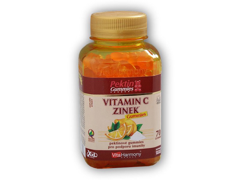 VitaHarmony XXL Vitamín C zinek gummies 70 gummies