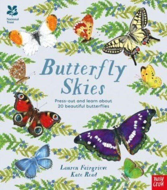 National Trust: Butterfly Skies - Press out and learn about 20 beautiful butterflies (Fairgrieve Lauren (Junior Editor))(Board book)