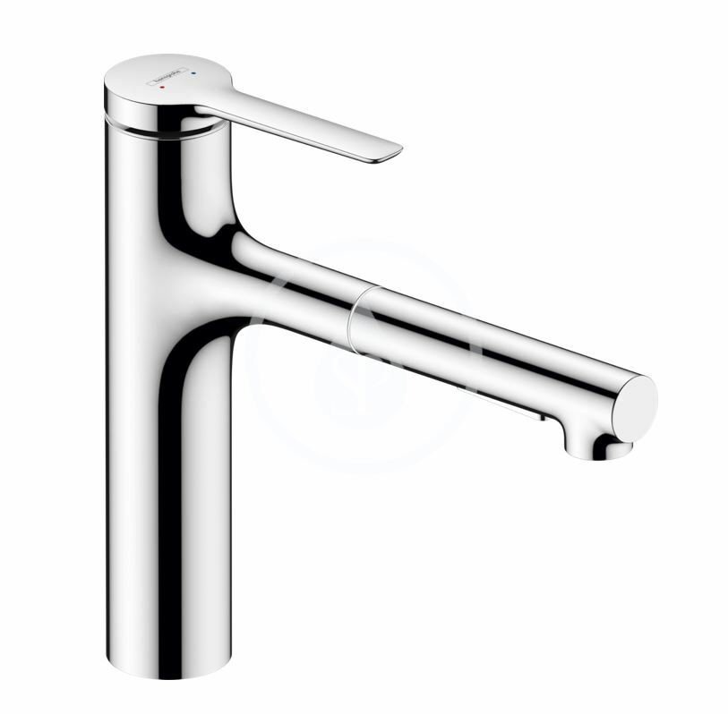 Hansgrohe 74822000 - Dřezová baterie s výsuvnou sprškou, chrom