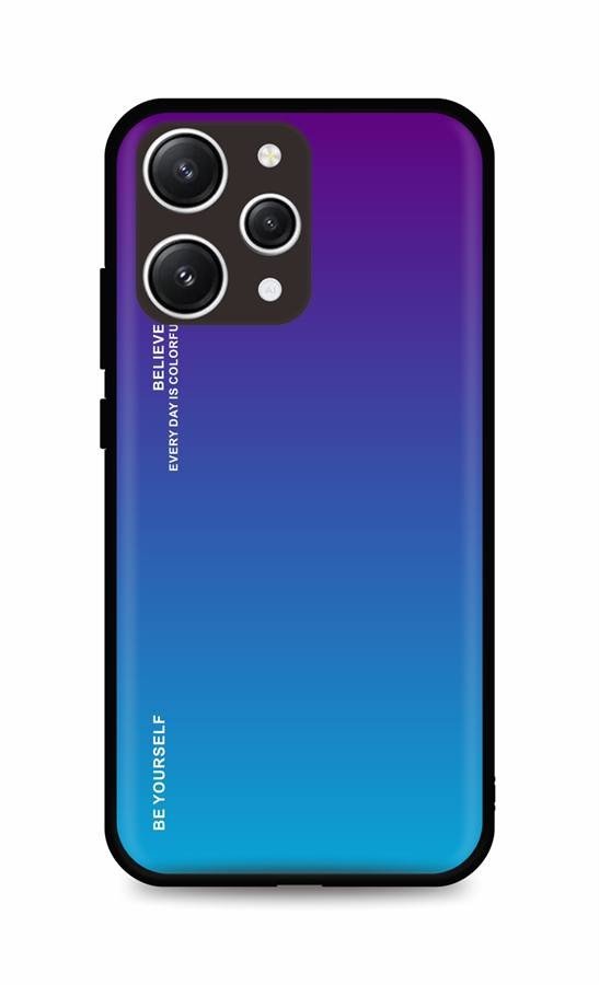 Kryt TopQ LUXURY Xiaomi Redmi 12 pevný duhový purpurový 106817
