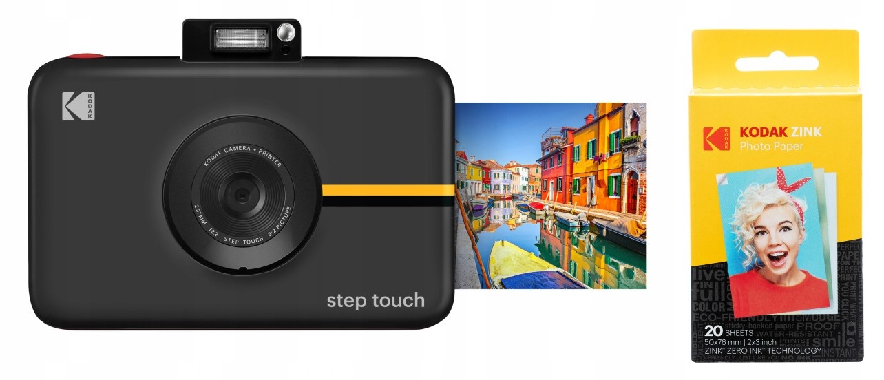 Fotoaparát Kodak Step Touch 13MP 1080p 20ks cartridge Černá