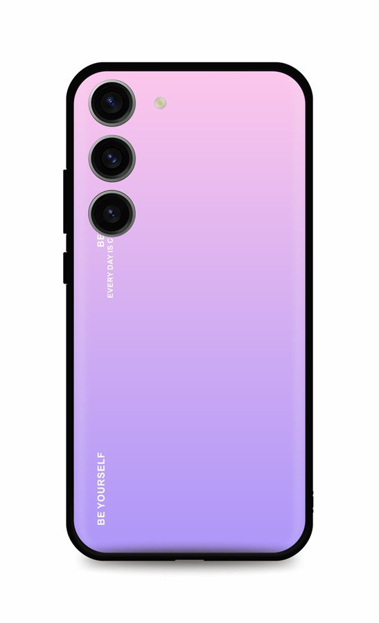 Kryt TopQ LUXURY Samsung S23 pevný duhový růžový 106659