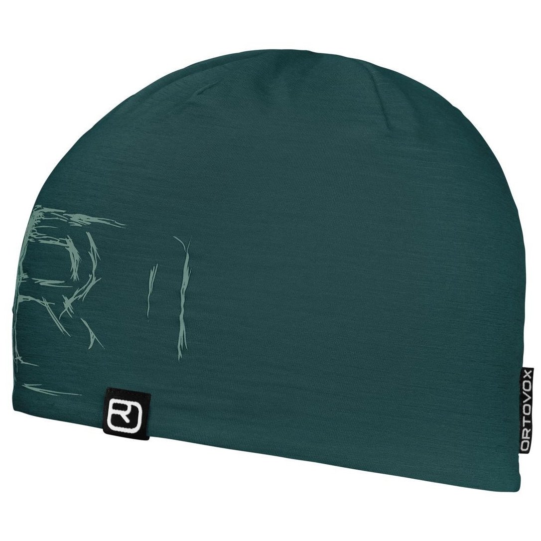 Čepice Ortovox 120 Tec Logo Beanie Barva: tmavě modrá