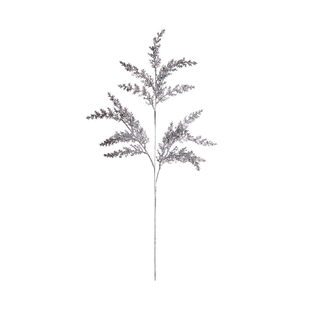 FLORISTA Větvička třpytivá stříbrná 80 cm