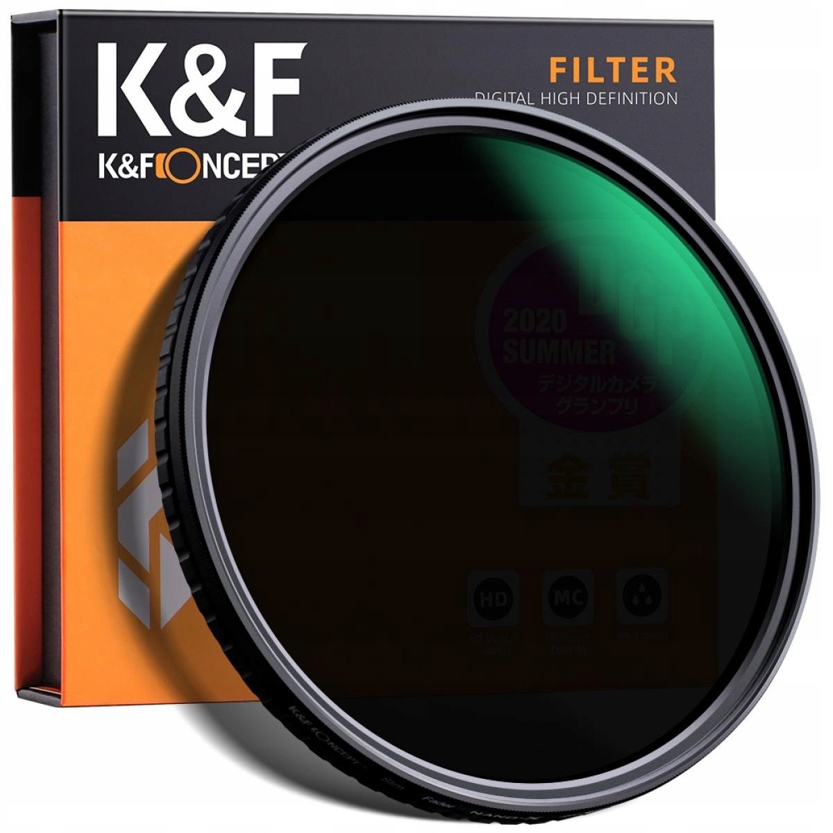 Filtr 72 mm Kf X Fader Šedý Nastavitelný ND8-ND128 KF01.1328