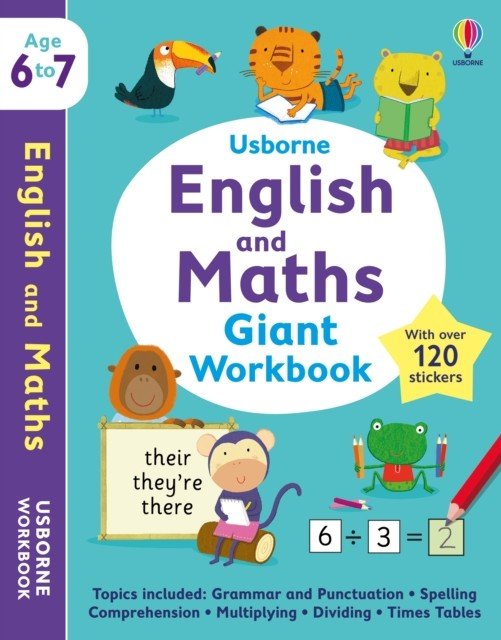 Usborne English and Maths Giant Workbook 6-7 (Bathie Holly)(Paperback / softback)