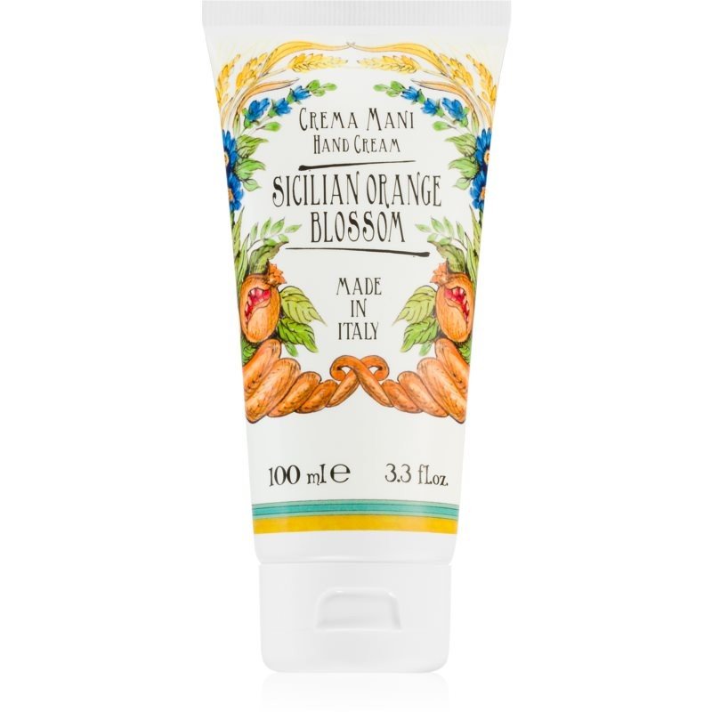 Le Maioliche Sicilian Orange Blossom Line hydratační krém na ruce 100 ml