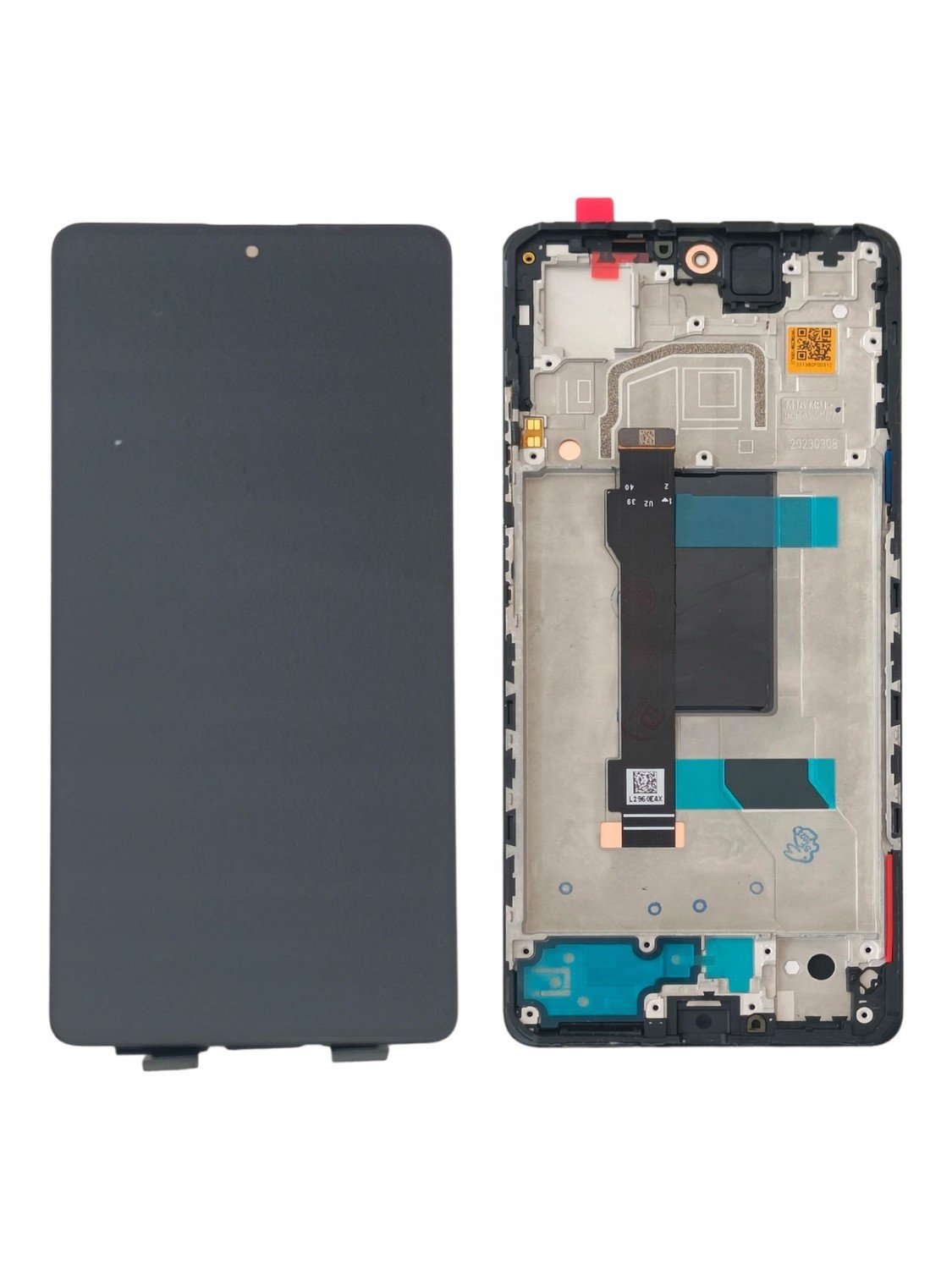 Displej s rámečkem Xiaomi Redmi note 12 Pro Onyx Black