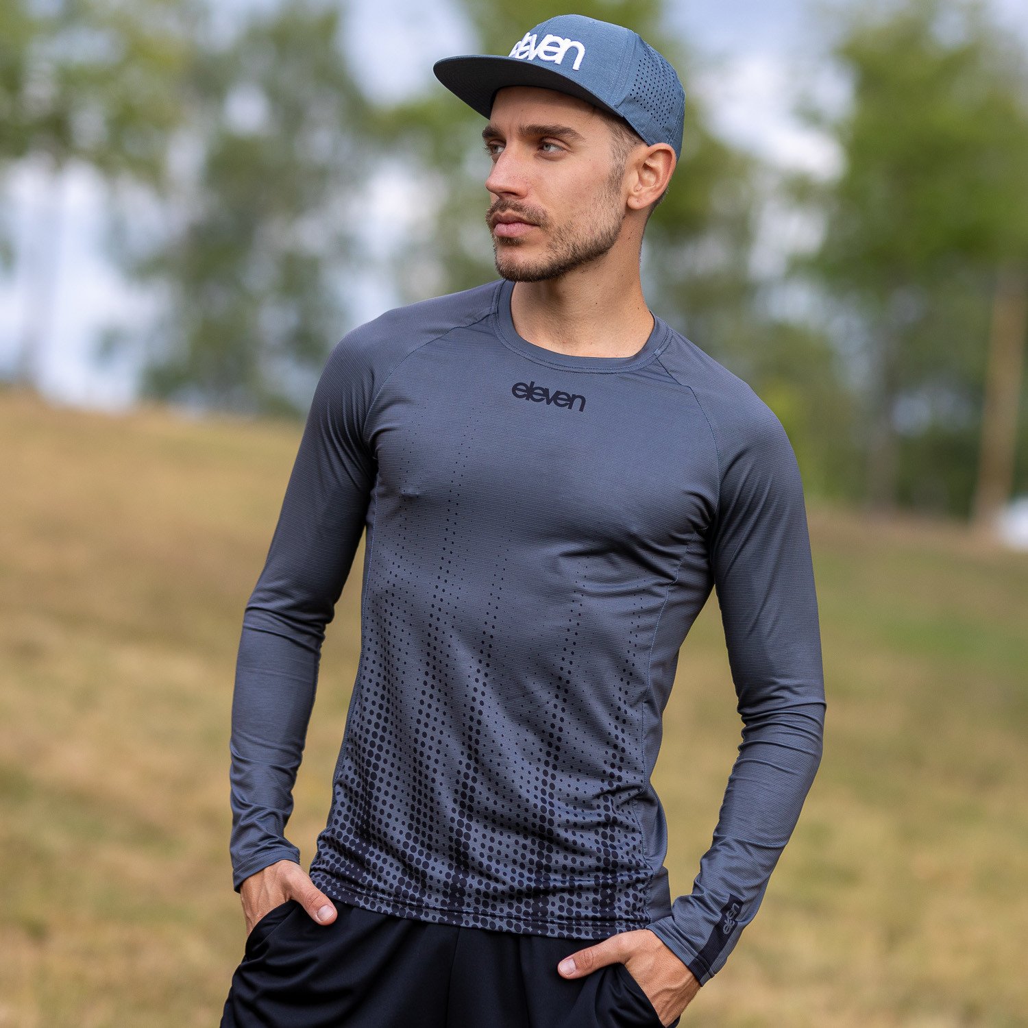 Pánské funkční triko Eleven Dynamic Stamina Grey Velikost: M