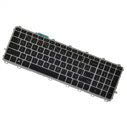 HP kompatibilní 720244-001 klávesnice na notebook CZ/SK Stříbrná, Podsvícená