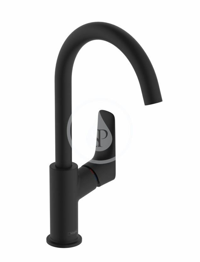 Hansgrohe 71130670 - Umyvadlová baterie s výpustí, EcoSmart, matná černá