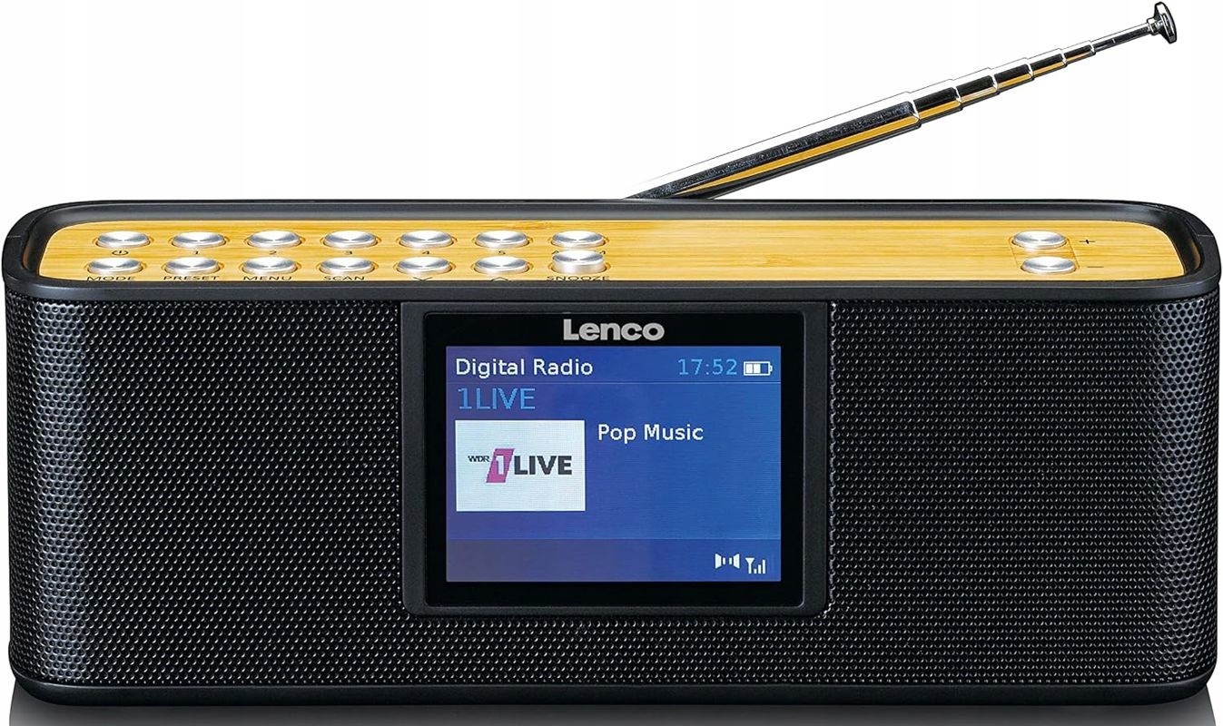Lenco rádio PDR-045 Fm Dab+ Rds Bluetooth