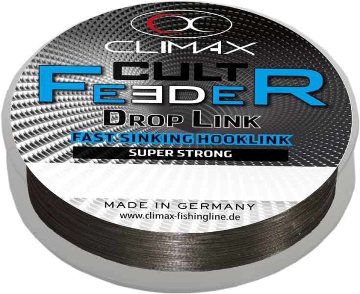 CLIMAX CULT Feeder Droplink potápivá šňůra šedá 10m 0,15mm / 7,5kg