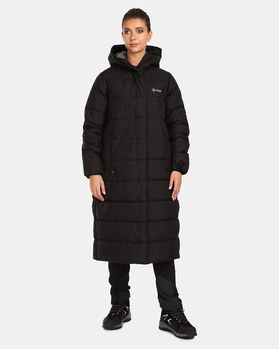 Dámský zateplený kabát kilpi maira-w černá 36