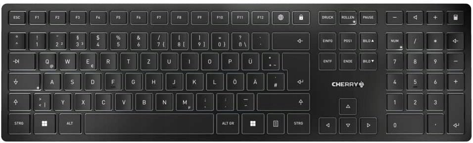 Klávesnice Cherry Kw 9100 Slim Qwertz De