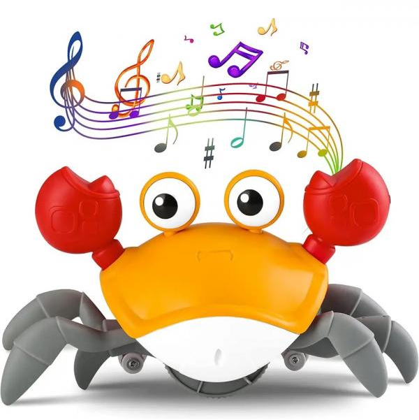 Mamido Mamido Interaktivní prchající krab s melodiemi oranžový