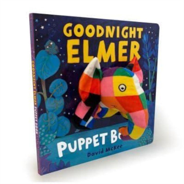Goodnight, Elmer Puppet Book (McKee David)(Board book)