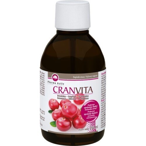 CRANVITA brusinky, kopřiva, D-manósa 250ml