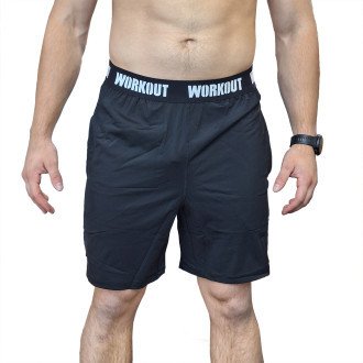 Workout Pánské šortky WORKOUT - černé WOR424