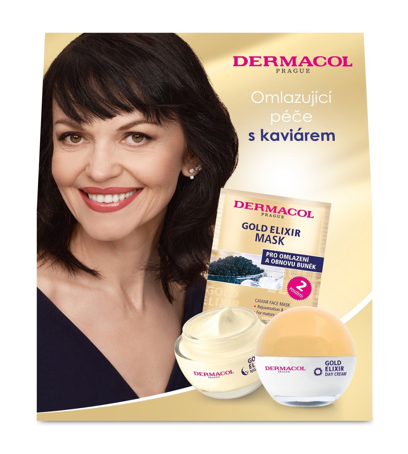 Dermacol Dárková sada Gold Elixir I.