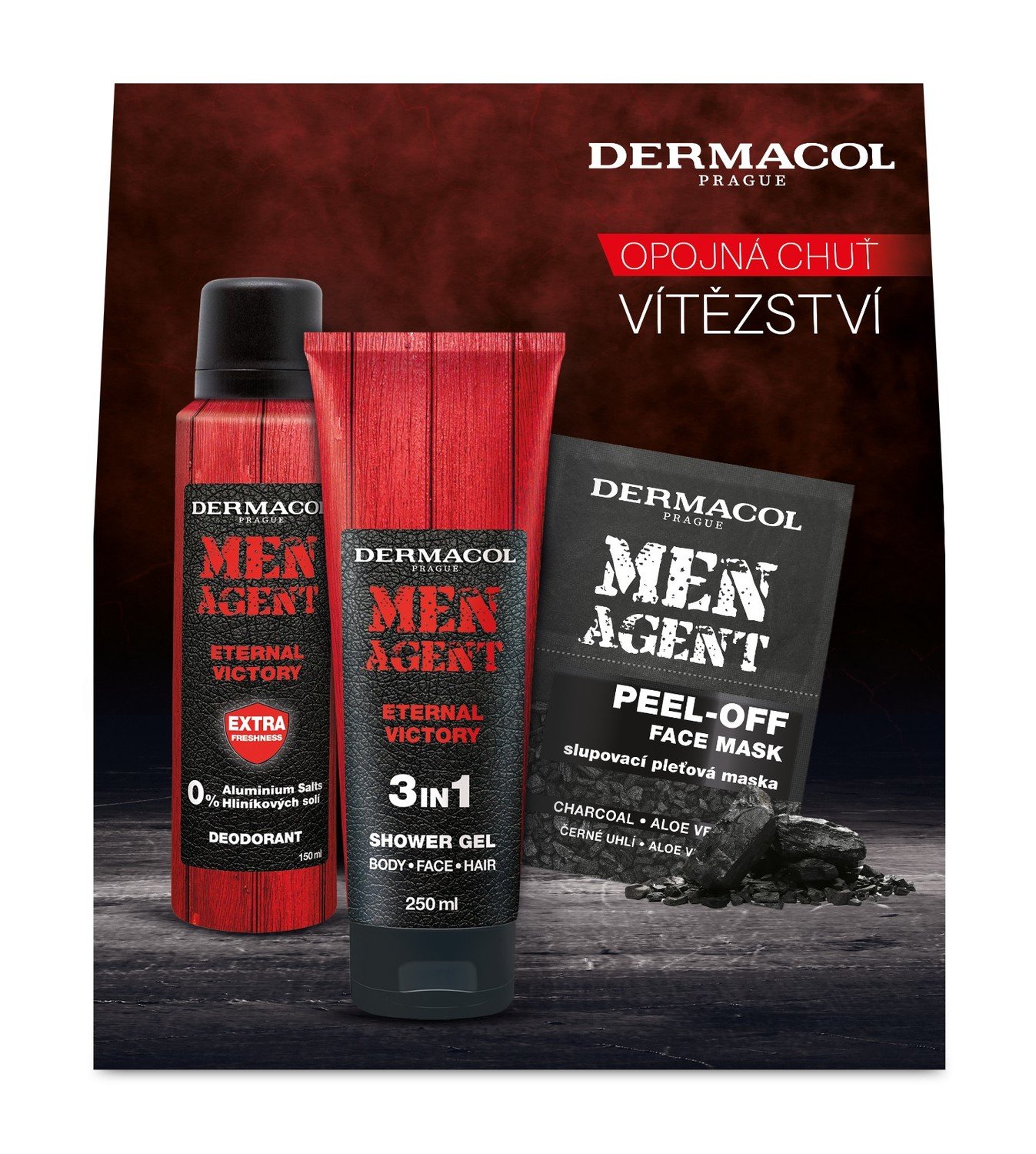 Dermacol Dárková sada kosmetiky Men Agent Opojná chuť vítězství