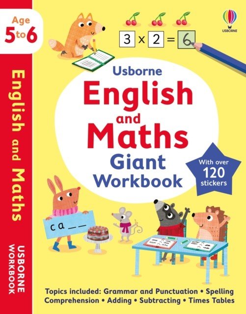 Usborne English and Maths Giant Workbook 5-6 (Bathie Holly)(Paperback / softback)